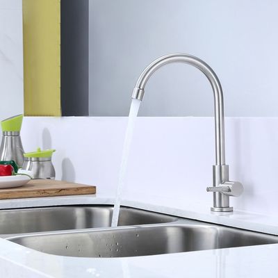 Ενιαίοι αναμίκτες 304 μοχλών λουτρών ACS CUPC NSF ενιαίος κρύος αναμίκτης λεκανών ανοξείδωτου