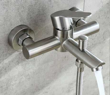 Κεραμικός δίσκος ατσάλινου χαλκού βρύση μπάνιου με 5,5 ίντσες φουσκωτή εμβέλεια