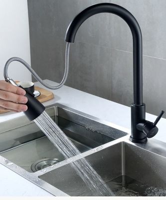 Λουστρωμένες βουρτσισμένες βρύσες από ανοξείδωτο χάλυβα 1,8 GPM Δεν είναι εύκολο να σκουριάσουν